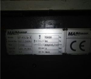 MÁQUINA DE INJEÇÃO MAINGROUP SP480/T2 - Image 4